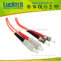 SC to ST Multimode, Duplex fiber patch cord, 50/125, OM2